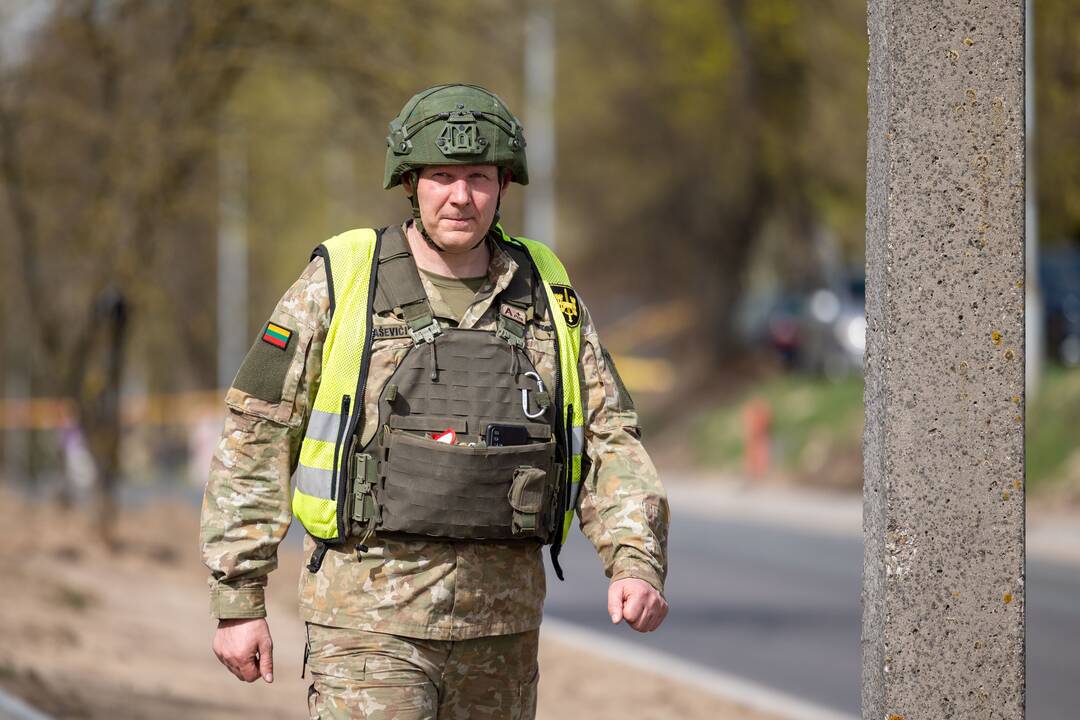 Ukmergės rajone kasant daržą rastas sprogmuo