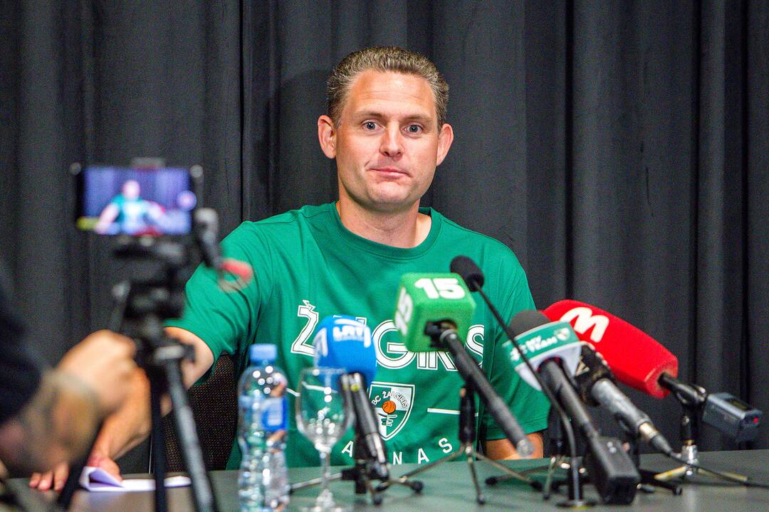 „Žalgirio“ treniruotė ir spaudos konferencija
