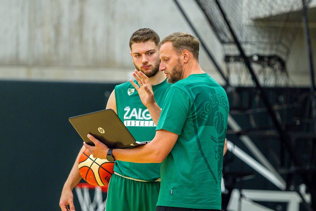 „Žalgirio“ treniruotė ir spaudos konferencija