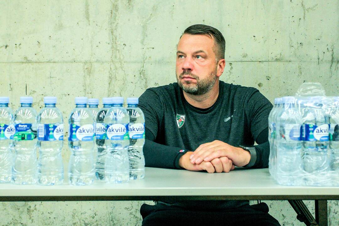 „Žalgirio“ treniruotė ir spaudos konferencija