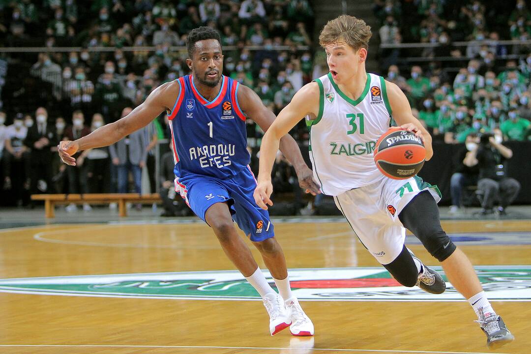 Eurolyga: „Žalgiris“ – „Anadolu Efes“ 89:73