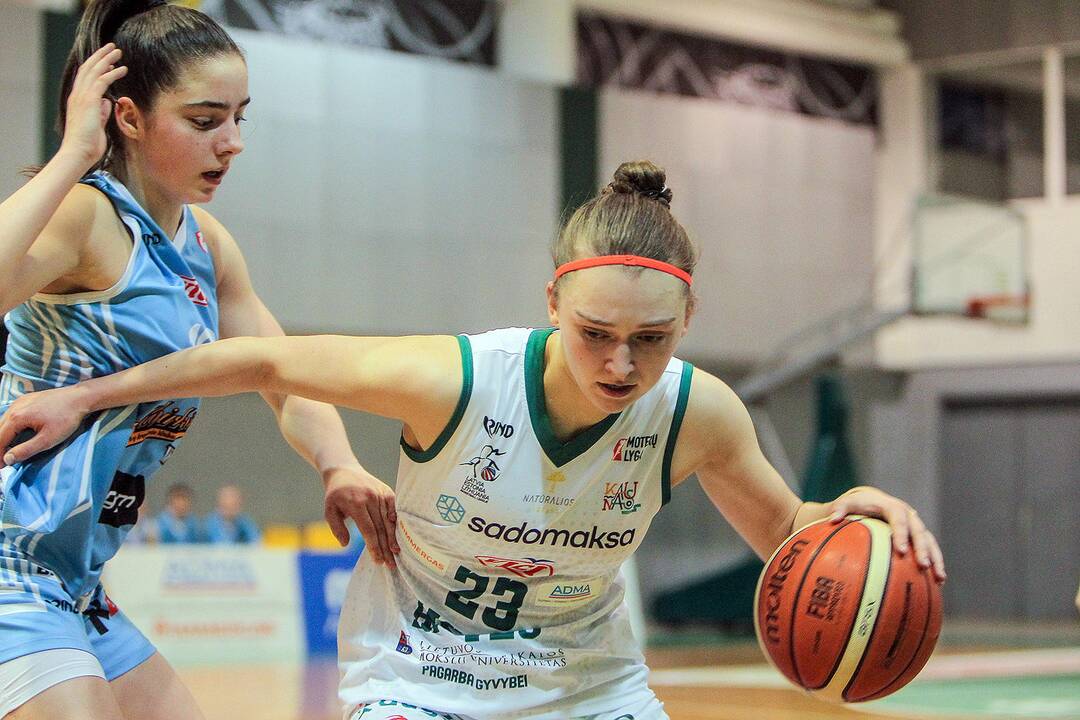 Moterų lyga: „Aistės-LSMU“ – „Kibirkštis-VKM“ 97:52