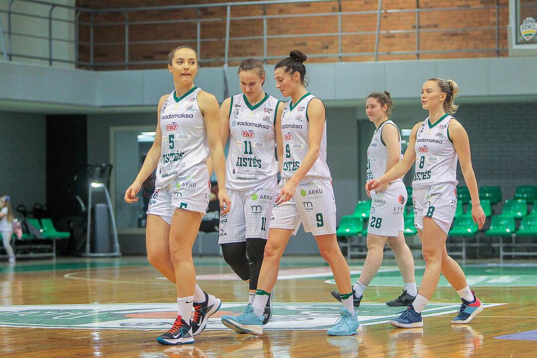 Moterų lyga: „Aistės-LSMU“ – „Kibirkštis-VKM“ 97:52
