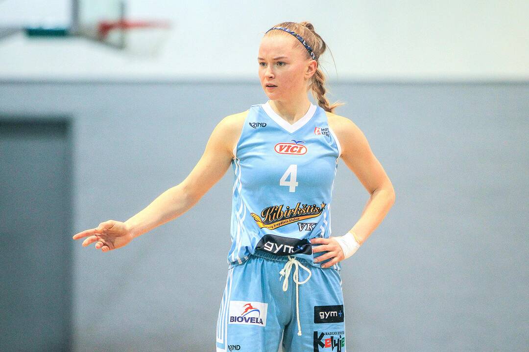Moterų lyga: „Aistės-LSMU“ – „Kibirkštis-VKM“ 97:52