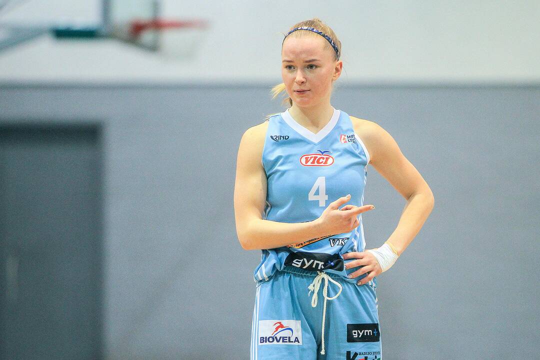 Moterų lyga: „Aistės-LSMU“ – „Kibirkštis-VKM“ 97:52
