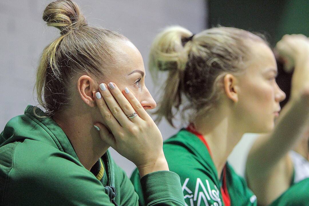 Moterų lyga: „Aistės-LSMU“ – „Kibirkštis-VKM“ 97:52