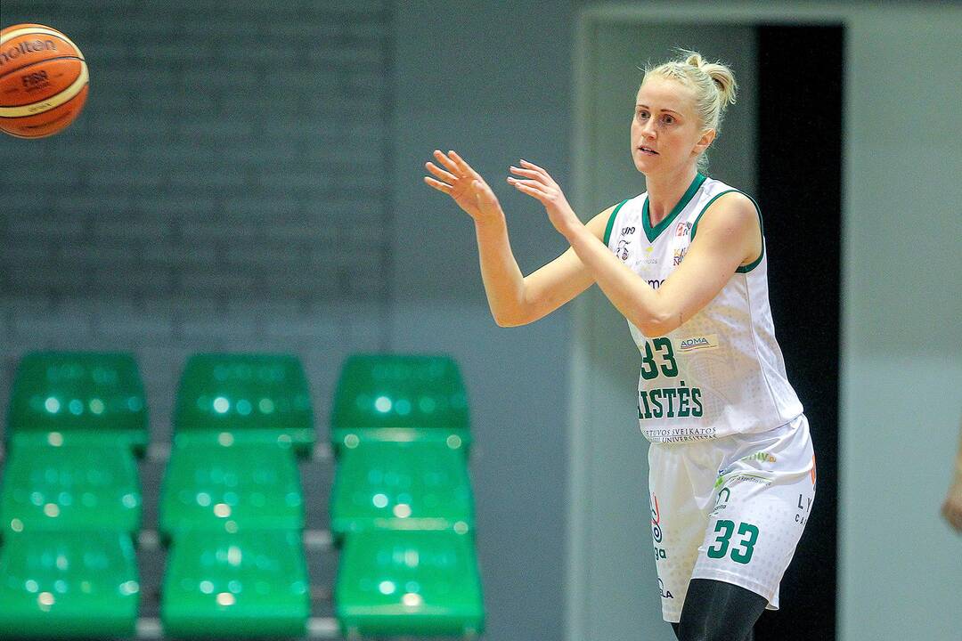 Moterų lyga: „Aistės-LSMU“ – „Kibirkštis-VKM“ 97:52