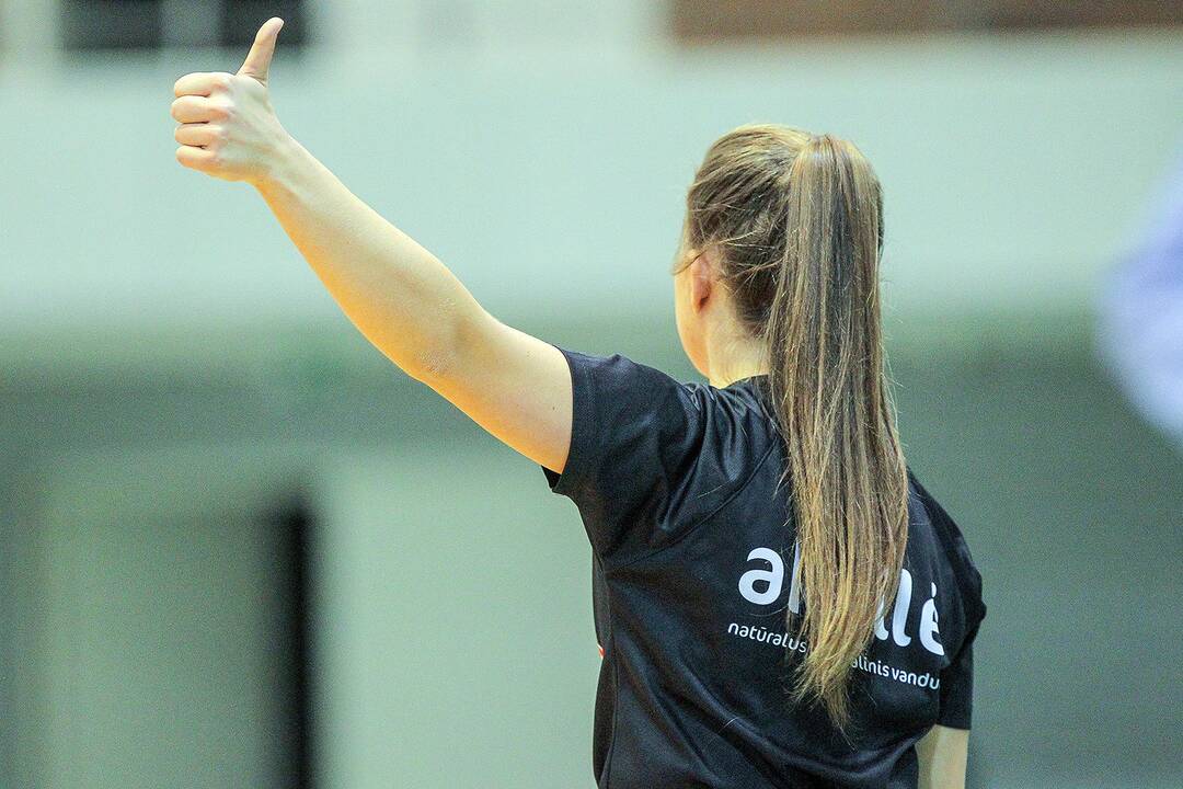 Moterų lyga: „Aistės-LSMU“ – „Kibirkštis-VKM“ 97:52