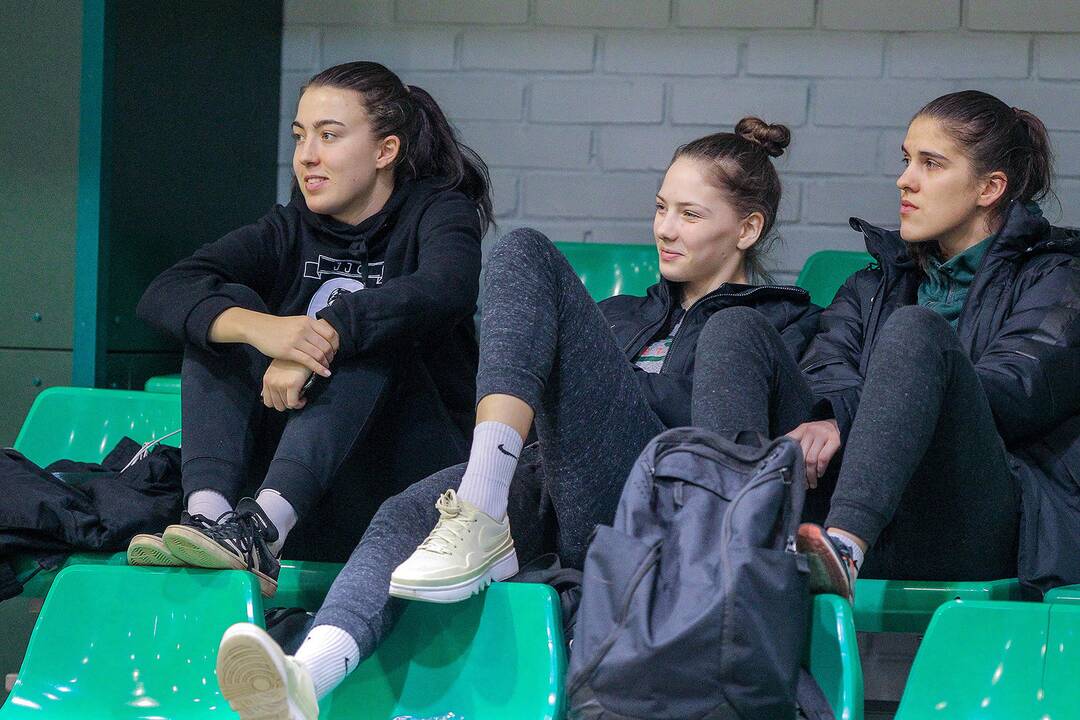 Moterų lyga: „Aistės-LSMU“ – „Kibirkštis-VKM“ 97:52