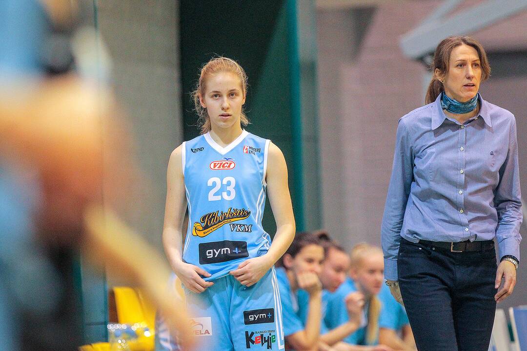 Moterų lyga: „Aistės-LSMU“ – „Kibirkštis-VKM“ 97:52