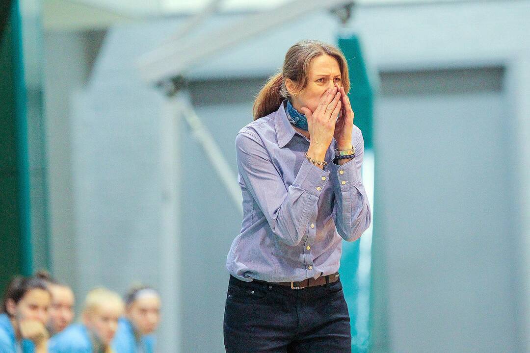 Moterų lyga: „Aistės-LSMU“ – „Kibirkštis-VKM“ 97:52