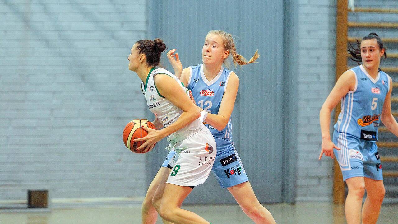Moterų lyga: „Aistės-LSMU“ – „Kibirkštis-VKM“ 97:52