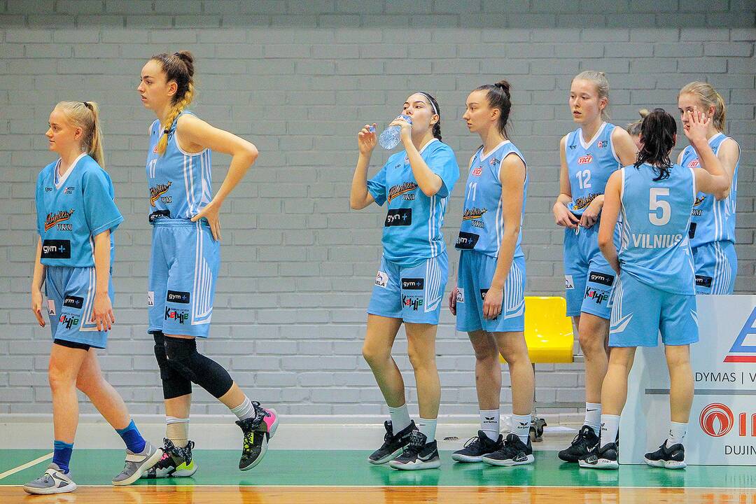 Moterų lyga: „Aistės-LSMU“ – „Kibirkštis-VKM“ 97:52