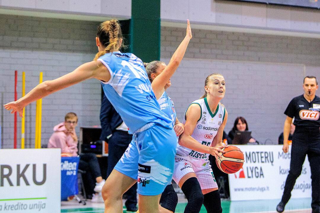 Moterų lyga: „Aistės-LSMU“ – „Kibirkštis-MRU“ 59:67