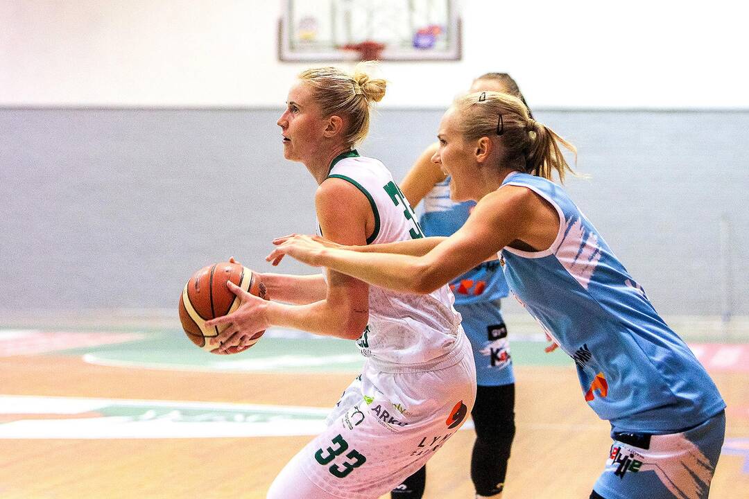 Moterų lyga: „Aistės-LSMU“ – „Kibirkštis-MRU“ 59:67