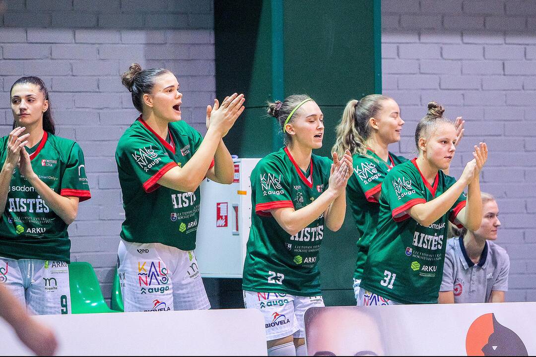 Moterų lyga: „Aistės-LSMU“ – „Kibirkštis-MRU“ 59:67