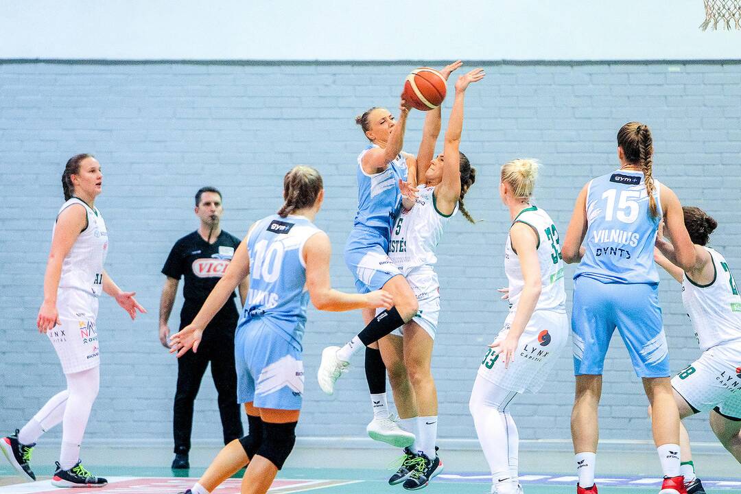 Moterų lyga: „Aistės-LSMU“ – „Kibirkštis-MRU“ 59:67