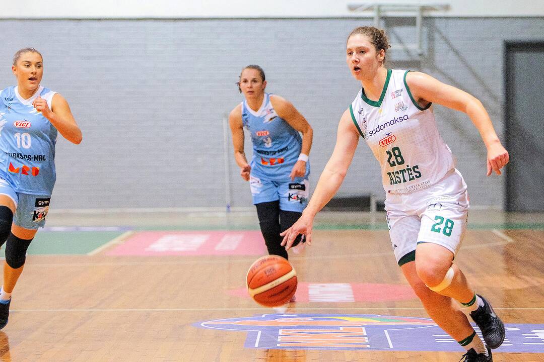 Moterų lyga: „Aistės-LSMU“ – „Kibirkštis-MRU“ 59:67