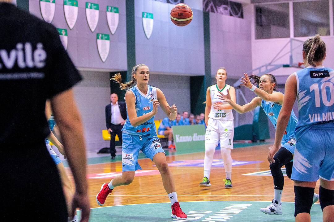 Moterų lyga: „Aistės-LSMU“ – „Kibirkštis-MRU“ 59:67