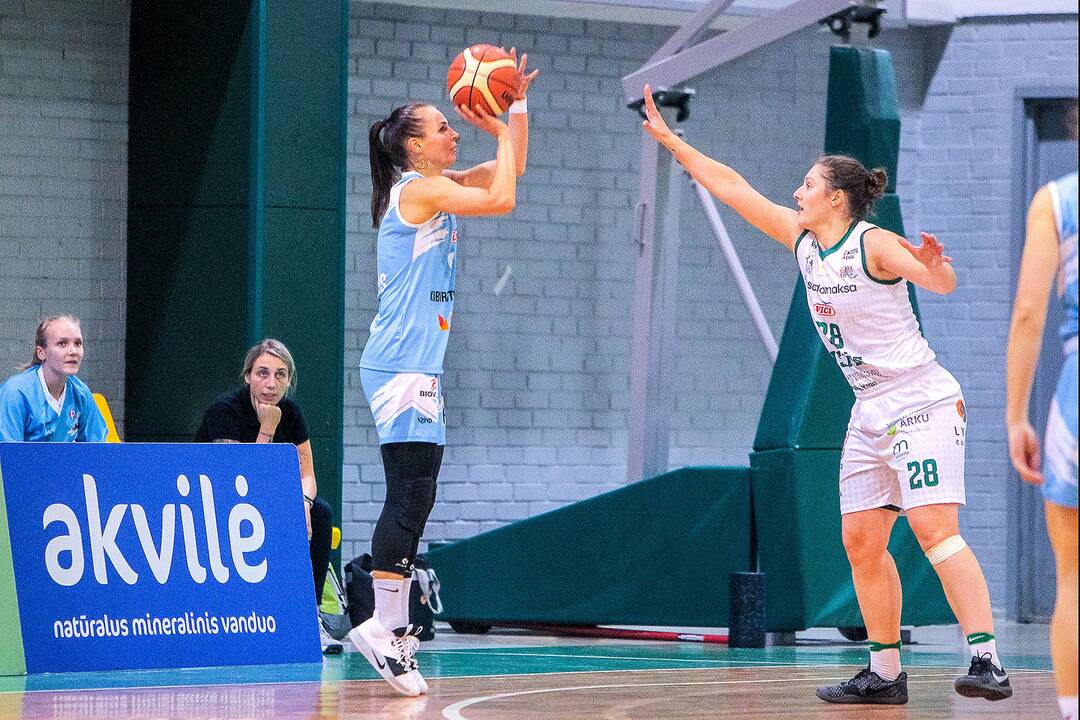 Moterų lyga: „Aistės-LSMU“ – „Kibirkštis-MRU“ 59:67