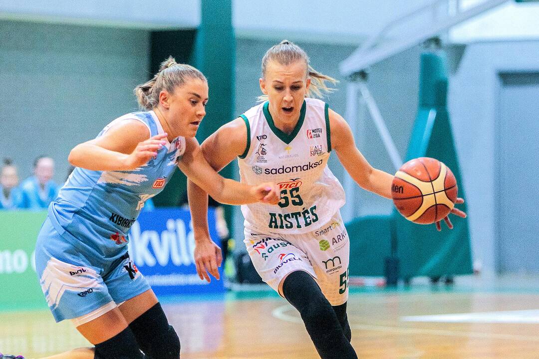 Moterų lyga: „Aistės-LSMU“ – „Kibirkštis-MRU“ 59:67
