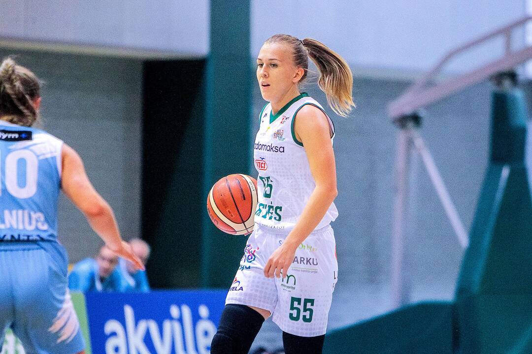 Moterų lyga: „Aistės-LSMU“ – „Kibirkštis-MRU“ 59:67