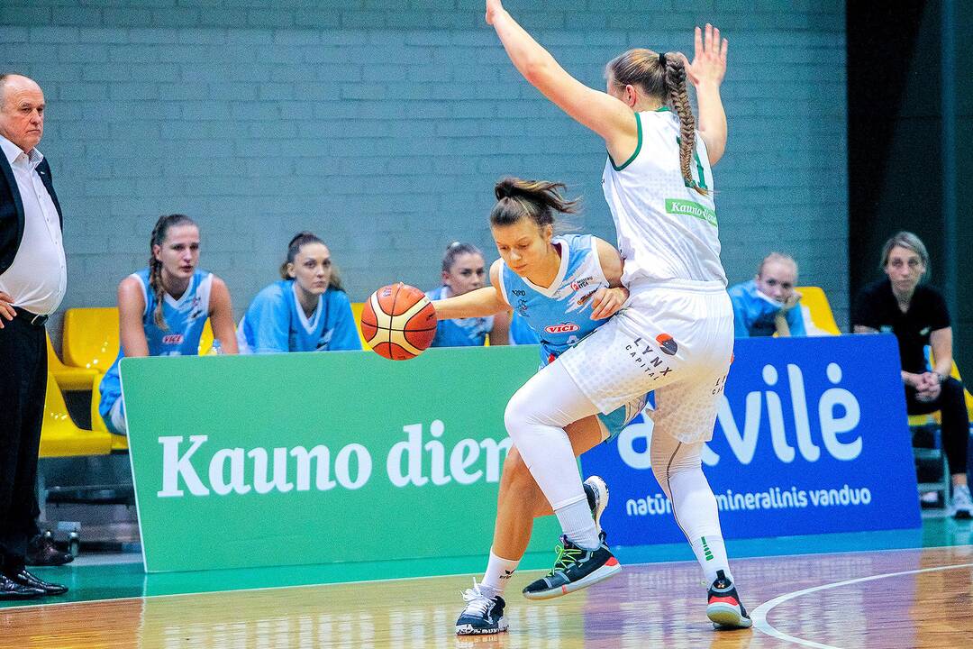 Moterų lyga: „Aistės-LSMU“ – „Kibirkštis-MRU“ 59:67