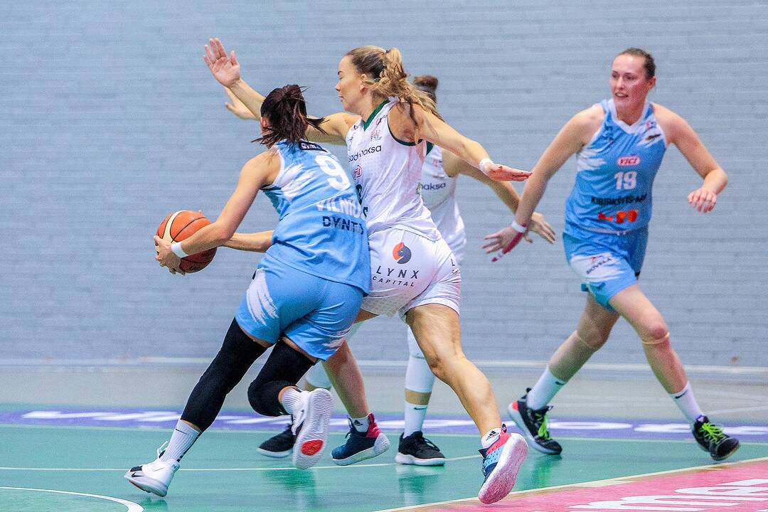 Moterų lyga: „Aistės-LSMU“ – „Kibirkštis-MRU“ 59:67