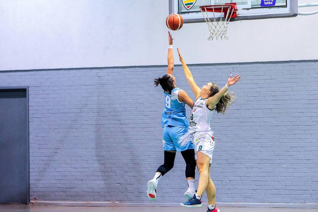 Moterų lyga: „Aistės-LSMU“ – „Kibirkštis-MRU“ 59:67