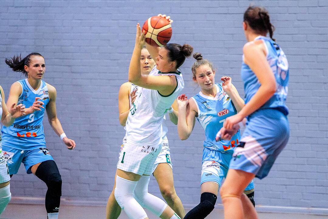 Moterų lyga: „Aistės-LSMU“ – „Kibirkštis-MRU“ 59:67