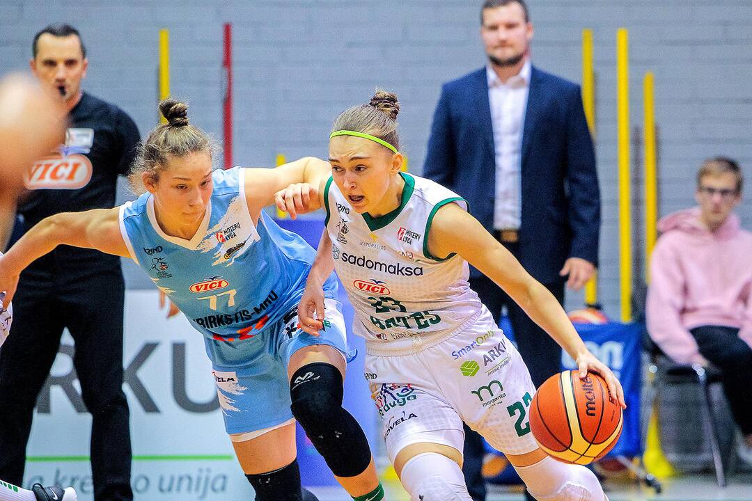 Moterų lyga: „Aistės-LSMU“ – „Kibirkštis-MRU“ 59:67