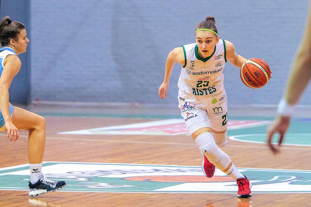 Moterų lyga: „Aistės-LSMU“ – „Kibirkštis-MRU“ 59:67