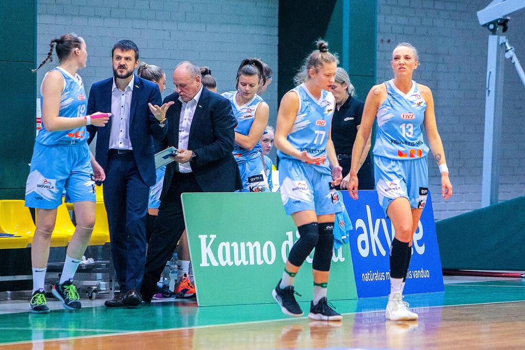 Moterų lyga: „Aistės-LSMU“ – „Kibirkštis-MRU“ 59:67