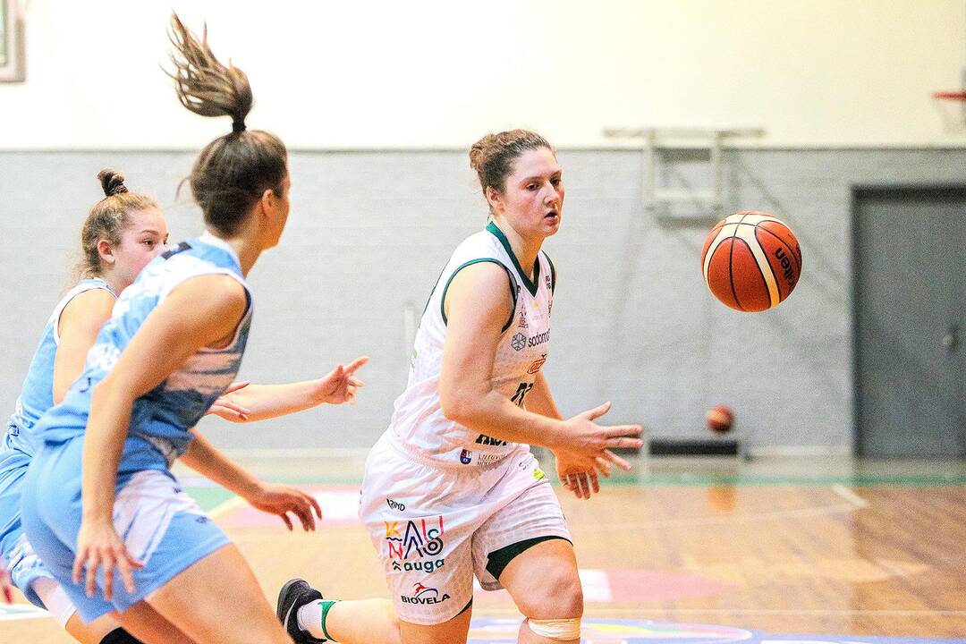 Moterų lyga: „Aistės-LSMU“ – „Kibirkštis-MRU“ 59:67