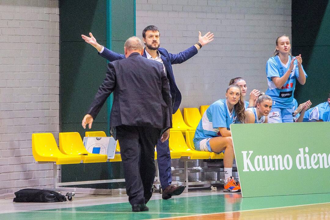 Moterų lyga: „Aistės-LSMU“ – „Kibirkštis-MRU“ 59:67