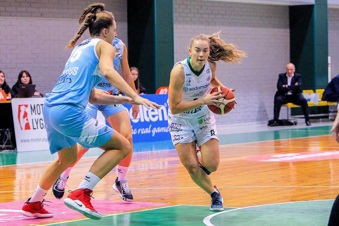 Moterų lyga: „Aistės-LSMU“ – „Kibirkštis-MRU“ 59:67