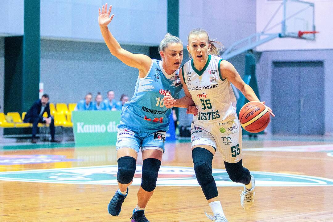 Moterų lyga: „Aistės-LSMU“ – „Kibirkštis-MRU“ 59:67
