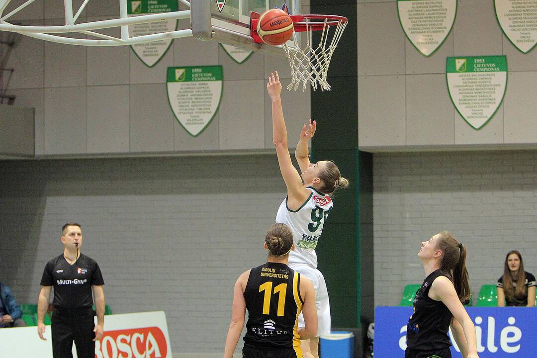 Moterų lyga: „Aistės-LSMU“ – „Šiauliai-Uni.“ 77:58