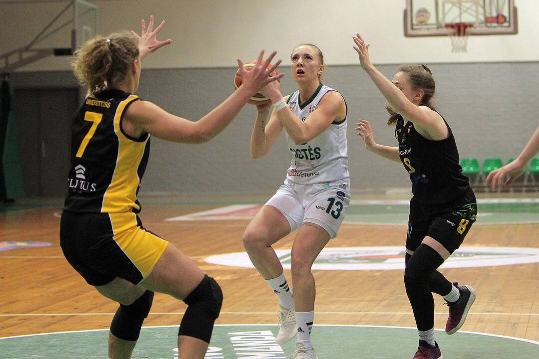 Moterų lyga: „Aistės-LSMU“ – „Šiauliai-Uni.“ 77:58