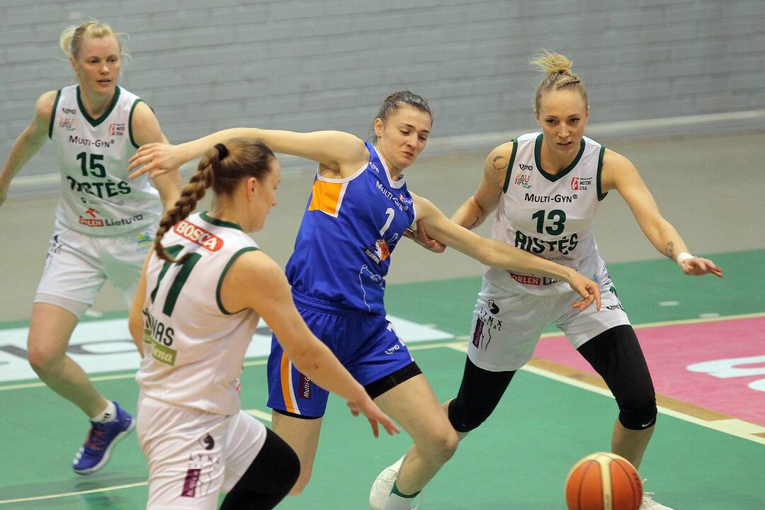 Moterų lyga: „Aistės-LSMU“ – „Vilkmergė“ 82:44