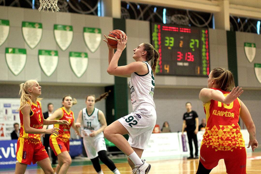 Moterų lyga: „Aistės-LSMU“ – „Fortūna“ 82:62
