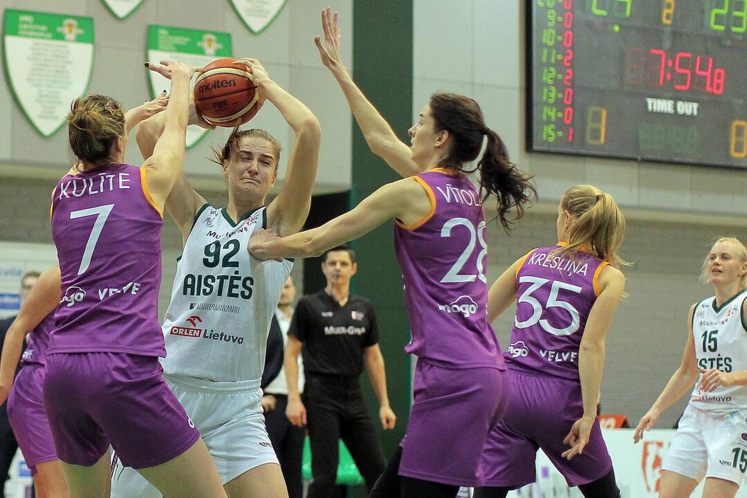 Moterų lyga: „Aistės-LSMU“ – TTT 60:74