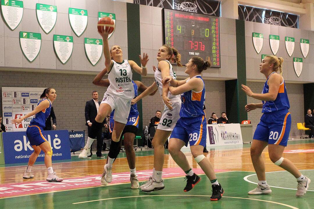 Moterų lyga: „Aistės-LSMU“ – „Vilkmergė“ 70:42