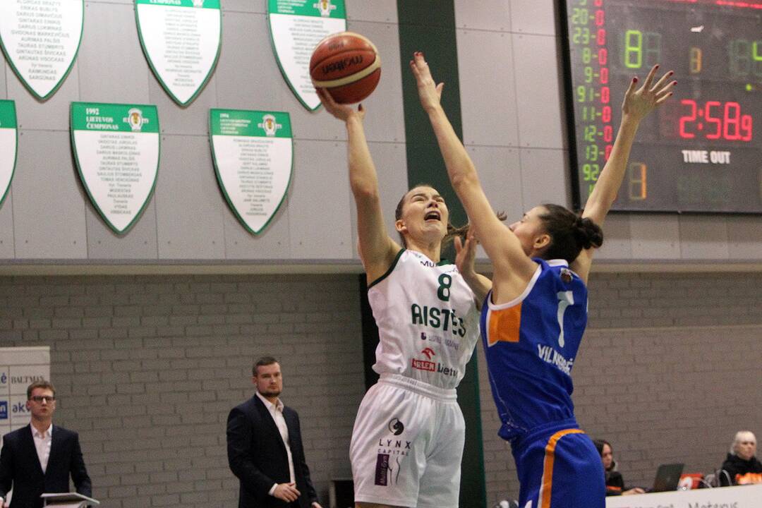Moterų lyga: „Aistės-LSMU“ – „Vilkmergė“ 70:42
