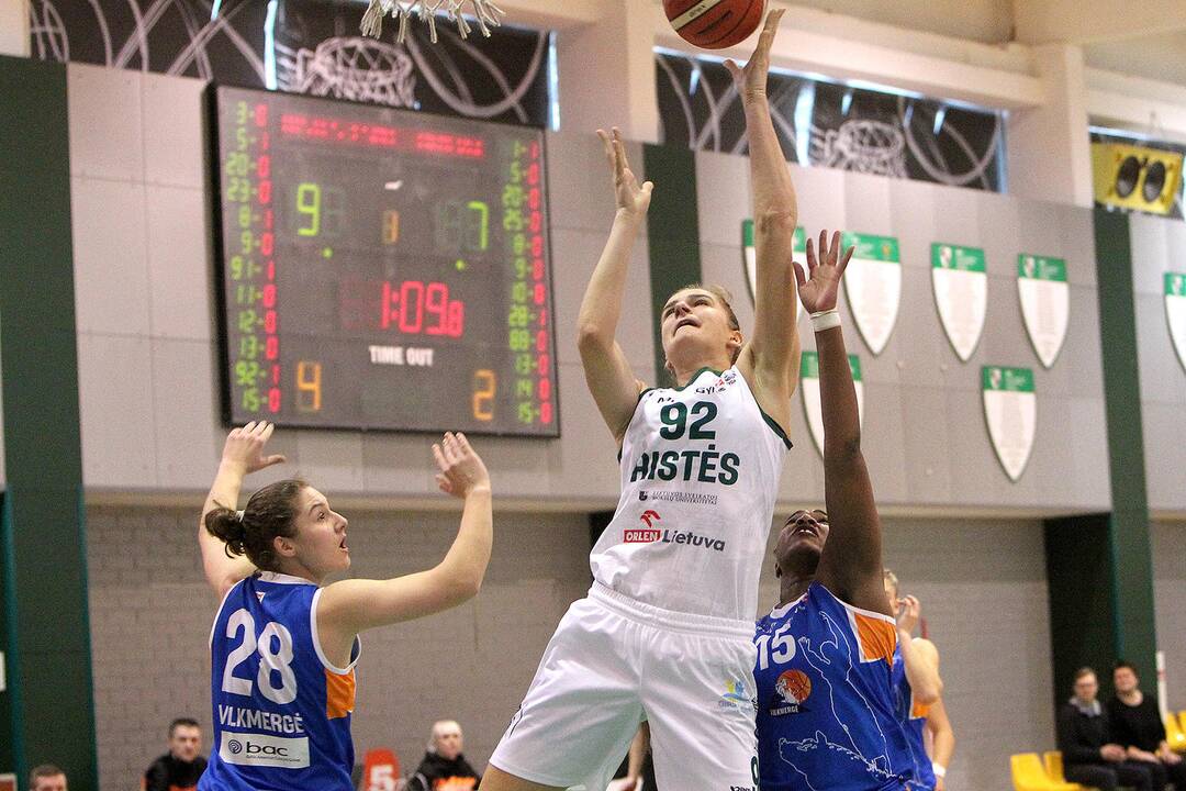 Moterų lyga: „Aistės-LSMU“ – „Vilkmergė“ 70:42
