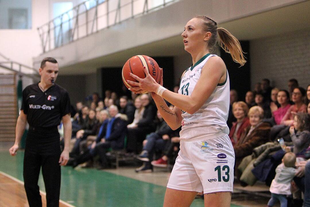 Moterų lyga: „Aistės-LSMU“ – „Vilkmergė“ 70:42
