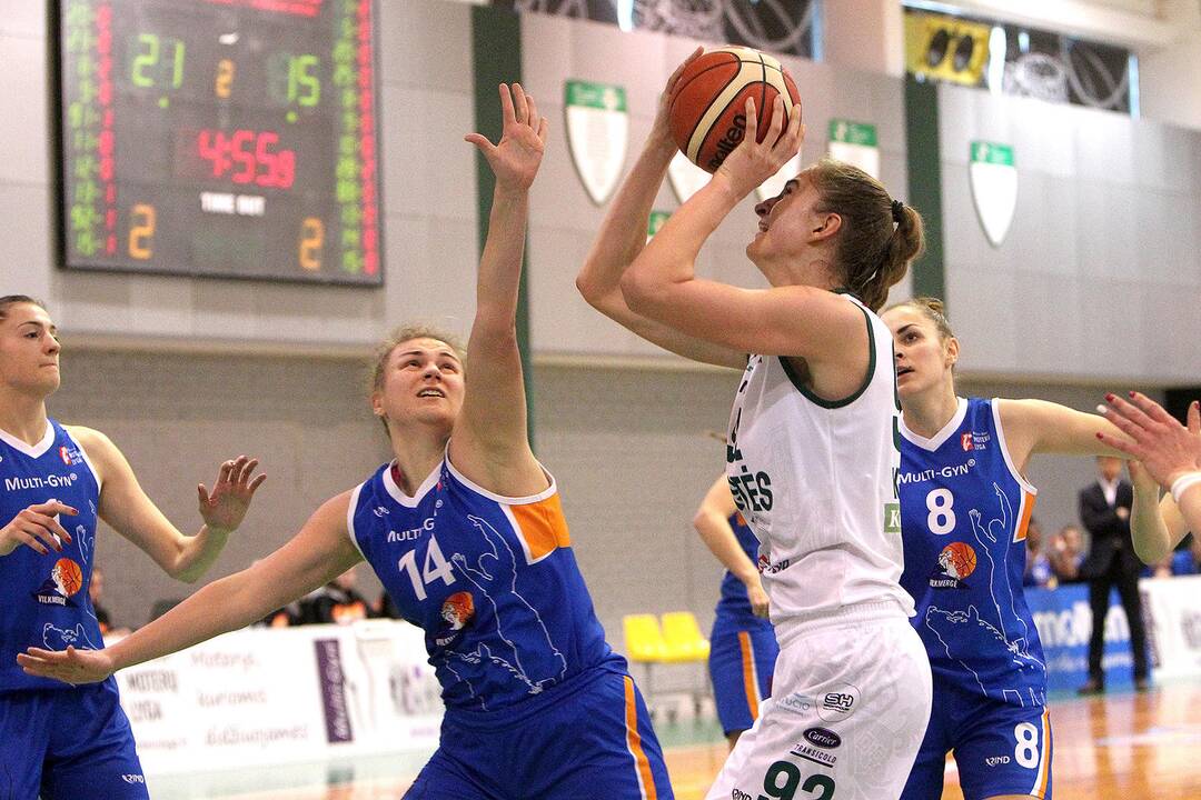 Moterų lyga: „Aistės-LSMU“ – „Vilkmergė“ 70:42