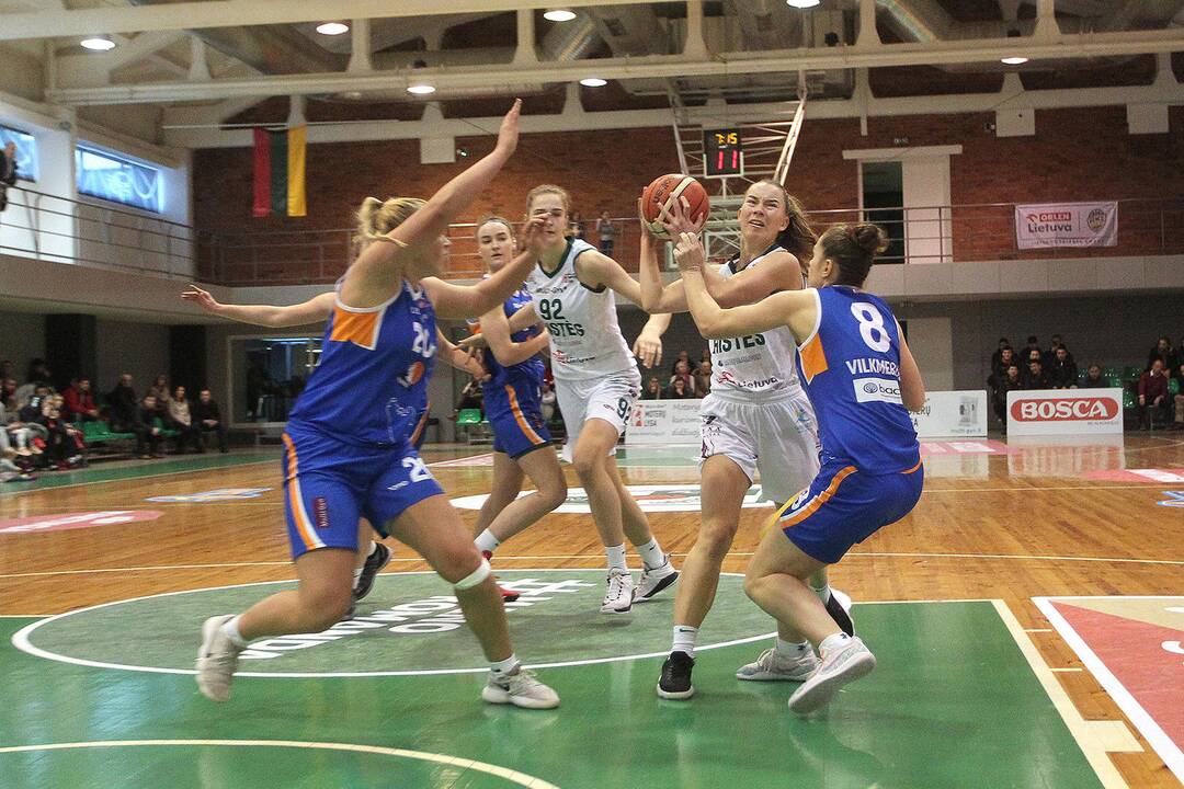Moterų lyga: „Aistės-LSMU“ – „Vilkmergė“ 70:42