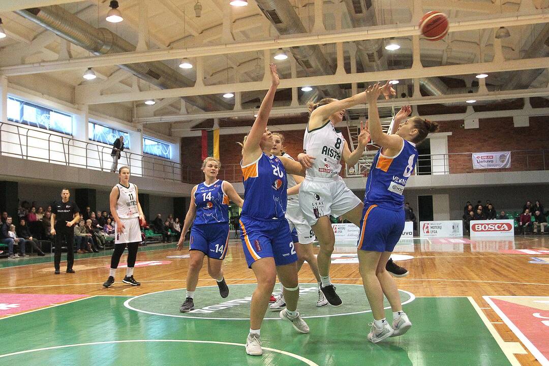 Moterų lyga: „Aistės-LSMU“ – „Vilkmergė“ 70:42