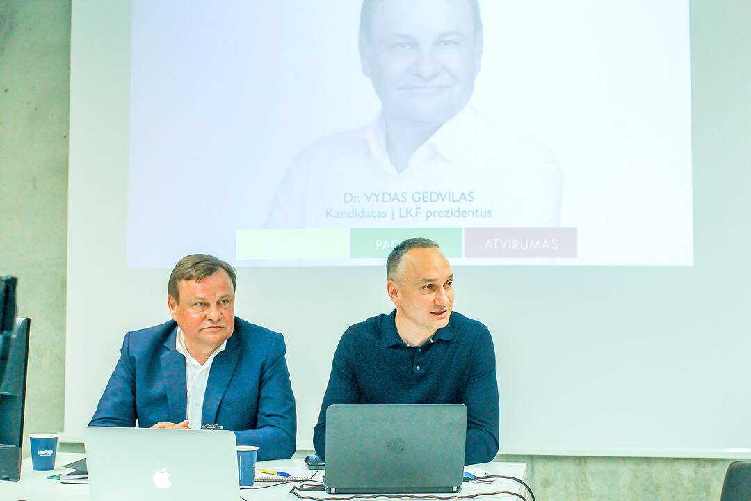 Kandidato į LKF prezidentus V. Gedvilo pristatymas